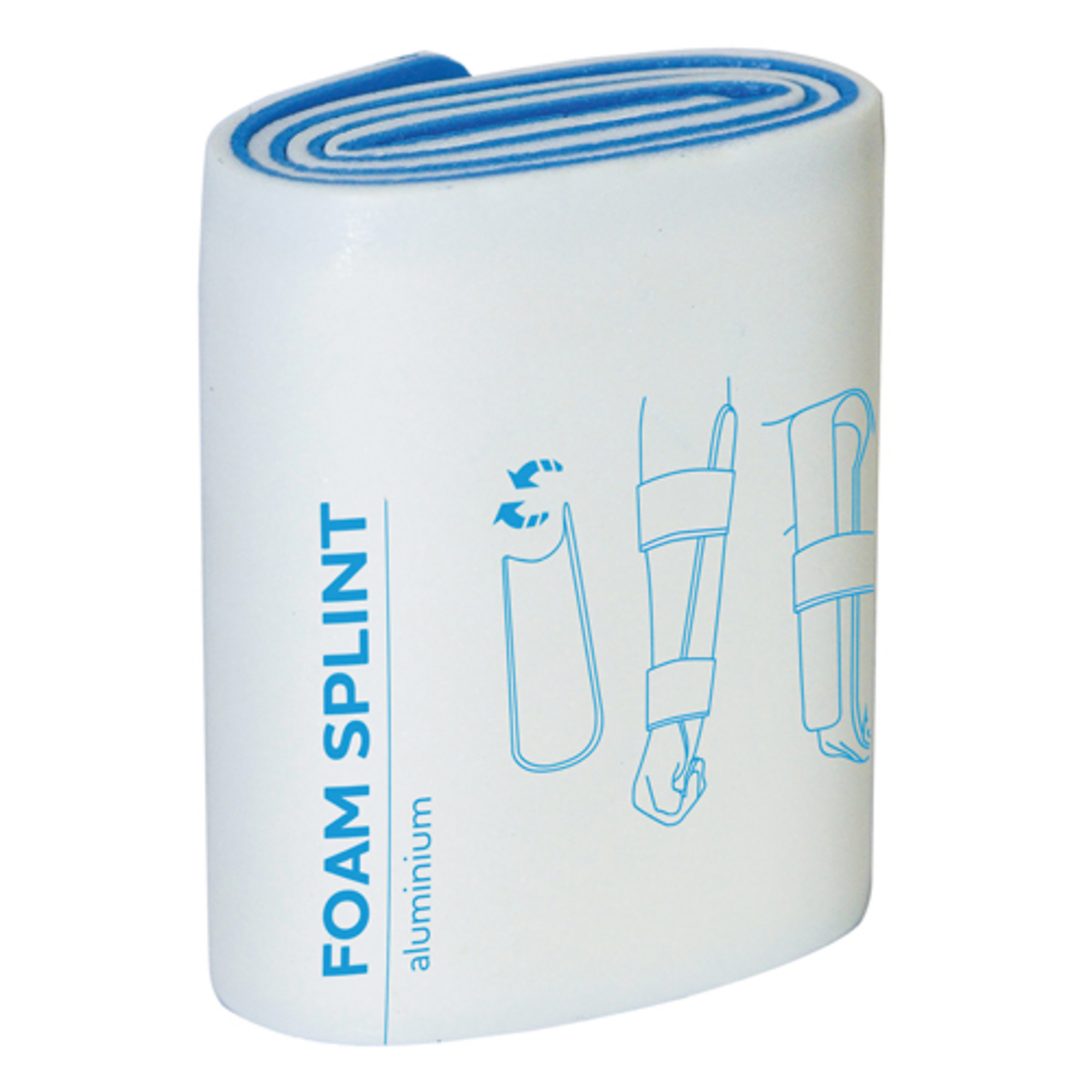 Aero Healthcare, AeroSplint Aluminium Foam Splint 4.25in. x 24in. Rolled, Items Per Kit 1 Model# AR1060R